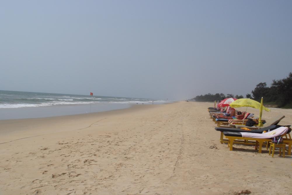 India, Goa, Mobor Beach Stock Photo - Alamy